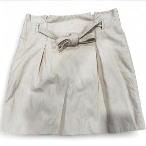 Free People Belted Mini Skirt Faux Leather Womens Light Pink Size 0